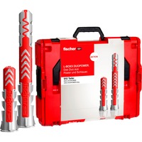 fischer L-BOXX 102 DuoPower, Tassello grigio chiaro/Rosso