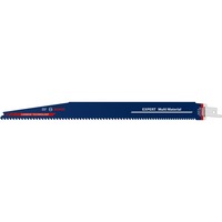 Bosch 2 608 900 394 lama per sega a gattuccio, sega a traforo e sega universale Lama per sega universale Carburo 1 pz Lama per sega universale, Legno per costruzione con chiodi, Plastica rinforzata con fibra di vetro, Plastica, Carburo, Blu, 6 - 8, 3 mm