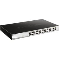 D-Link DGS-1250-28XMP Gestito L3 Gigabit Ethernet (10/100/1000) Supporto Power over Ethernet (PoE) Nero, Interruttore Gestito, L3, Gigabit Ethernet (10/100/1000), Full duplex, Supporto Power over Ethernet (PoE), Montaggio rack