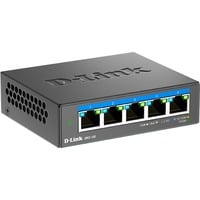 D-Link DMS-105 Non gestito L2 2.5G Ethernet (100/1000/2500) Nero, Interruttore Non gestito, L2, 2.5G Ethernet (100/1000/2500)