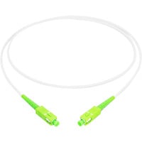 Digitus Cavo patch in fibra ottica simplex, rinforzato in acciaio, monomodale, SC/APC > SC/APC bianco