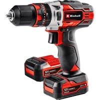 EINHELL Avvitatore a percussione a batteria TE-CD 12/1 Li-i, 12 Volt, Cordless rosso/Nero