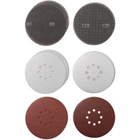 EINHELL Set di fogli abrasivi a rete per levigatrice per cartongesso, Ø 225mm, Foglio abrasivo 