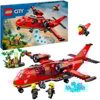 LEGO City Aereo antincendio, Giochi di costruzione Set da costruzione, 6 anno/i, Plastica, 478 pz, 894 g