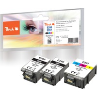 Peach PI200-778 cartuccia d'inchiostro 3 pz Compatibile Resa standard Ciano, Magenta, Giallo Resa standard, 7,6 ml, 8,6 ml, 250 pagine, 3 pz, Confezione multipla