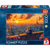Schmidt Spiele Sussurri sul tetto parigino, Puzzle 