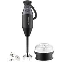 Unold M 200 BBQ 10 L Frullatore ad immersione 200 W Nero, Cromo, Frullatore a immersione Nero, Frullatore ad immersione, 10 L, 1,5 m, 200 W, Nero, Cromo