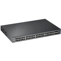 Zyxel XGS2210-52 Gestito L2 Gigabit Ethernet (10/100/1000) 1U Nero, Interruttore Gestito, L2, Gigabit Ethernet (10/100/1000), Montaggio rack, 1U