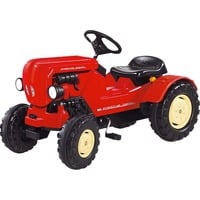 BIG Porsche Diesel Junior Trattore cavalcabile, Veicolo per bambini rosso, 3 anno/i, Nero, Rosso
