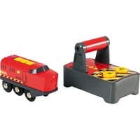 BRIO 7312350332131 Treni giocattolo,  veicolo da gioco rosso, Ragazzo/Ragazza, 3 anno/i, Comandato a distanza, Stilo AA, Nero, Grigio, Rosso, Giallo