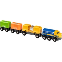 BRIO Three-Wagon Cargo Train veicolo giocattolo Treno, 3 anno/i, Plastica, Legno, Multicolore