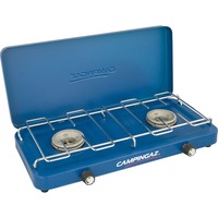 Campingaz Base Camp Blu Superficie piana Gas 2 Fornello(i), Fornello a gas blu, Blu, Superficie piana, Gas, 2 Fornello(i), 2 Fornello(i), Manopola