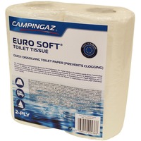 Campingaz Euro Soft carta igienica 100 mm, 126 mm, 182 fogli, Cellulosa