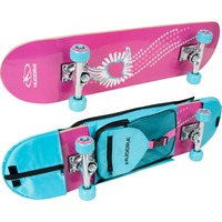 Image of 12172 skateboard completo Skateboard (classico) Legno Blu, Rosa