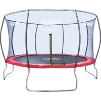 HUDORA Fantastic Trampolin 400V Rotondo trampolino, Attrezzature per il fitness Nero/Rosso, 4,5 m, 4500 mm, 4500 mm, 2620 mm