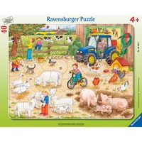 Ravensburger 4005556063321 Puzzle di contorno 40 pz Animali 40 pz, Animali