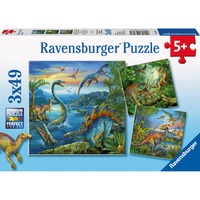 Image of Dinosaur Fascination Puzzle 49 pz Dinosauri