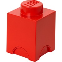 Room Copenhagen 40011730 deposito di giocattolo Rosso, Scatola di immagazzinaggio rosso, Rosso, Polipropilene (PP), 125 mm, 180 mm, 125 mm