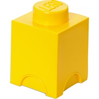 Room Copenhagen 40011732 deposito di giocattolo Giallo, Scatola di immagazzinaggio giallo, Giallo, Polipropilene (PP), 125 mm, 180 mm, 125 mm