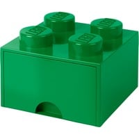 Room Copenhagen 4-Stud Storage Brick DrawerDark Green Scatola porta giocattoli Libera installazione Verde, Scatola di immagazzinaggio verde, Scatola porta giocattoli, Verde, Libera installazione, Monocromatico, Rettangolare, Polipropilene (PP)