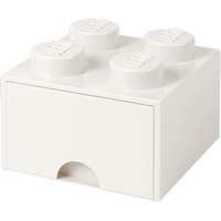 Room Copenhagen LEGO Cassetto mattoncino 4 bianco, Scatola di immagazzinaggio bianco