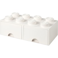 Room Copenhagen LEGO Cassetto mattoncino 8 bianco, Scatola di immagazzinaggio bianco