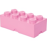Room Copenhagen LEGO Storage Brick 8 Armadietto portaoggetti Rosa, Scatola di immagazzinaggio rosa, Armadietto portaoggetti, Rosa, Monocromatico, Rettangolare, Polipropilene (PP), 500 mm