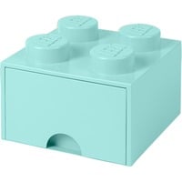 Room Copenhagen LEGO Storagge Brick 4 Armadietto portaoggetti Blu, Scatola di immagazzinaggio blu, Armadietto portaoggetti, Blu, Monocromatico, Quadrato, Polipropilene (PP), 250 mm
