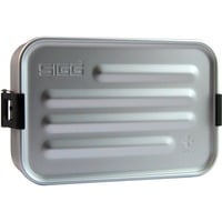 SIGG 8697.10 recipiente per cibo Rettangolare Scatola Nero, Grigio 1 pz, Scatola per il pranzo argento, Scatola, Rettangolare, Nero, Grigio, Alluminio, 117 mm, 170 mm