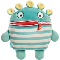 Schmidt Spiele Zorgenvriendje, Schnulli, 24 cm, Peluche animali verde chiaro/crema, Schnulli, 24 cm, Mostro