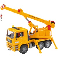 bruder MAN Crane truck (without Light and Sound Module) veicolo giocattolo 4 anno/i, ABS sintetico, Giallo