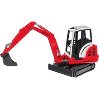bruder Schaeff HR16 Mini excavator veicolo giocattolo rosso/Nero, 3 anno/i, ABS sintetico, Nero, Rosso, Bianco