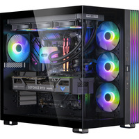 ALTERNATE Gaming-PC Window Edition • RTX 5070 Ti • AMD Ryzen™ 7 7800X3D • 32 GB RAM, PC Gaming Nero/trasparente