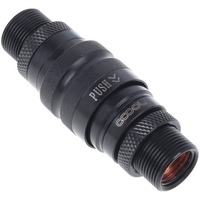 Alphacool 8756072 parte e accessorio del sistema di raffreddamento del computer, Connessione Nero (opaco), Ottone, Nero, 1/4", Femmina, 2,39 cm, 110 g