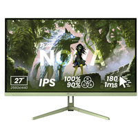Arozzi Nova 27T2K180, Monitor di gioco verde