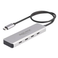 DeLOCK 64231, Hub USB grigio