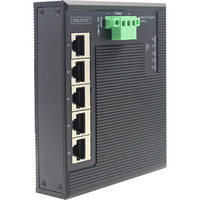 Digitus Rete Ethernet Gigabit a 5 porte, Interruttore Nero