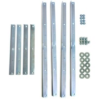 Ergotron 97-759 kit di fissaggio argento, 1,63 kg, 610 mm, 76 mm, 32 mm, 800 g