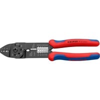 KNIPEX 97 21 215 C, Pinza crimpatrice rosso/Blu