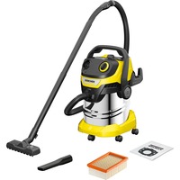 Kärcher WD 5 S V-25/5/22, Aspira bagnato / asciutto giallo/in acciaio inox