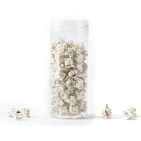 Keychron Gateron G Pro 3.0 Set di switch bianchi, Interruttore a pulsante bianco/trasparente