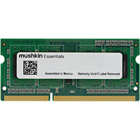 Mushkin SO-DIMM 8GB DDR3 Essentials memoria 1 x 8 GB 1333 MHz 8 GB, 1 x 8 GB, DDR3, 1333 MHz, 204-pin SO-DIMM