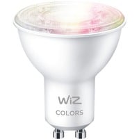 WiZ Lampadina Smart Dimmerabile Luce Bianca o Colorata Attacco GU10 50W Lampadina intelligente, Bianco, Wi-Fi, GU10, Multi, 2200 K