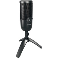 CHERRY UM 3.0 Nero Microfono da tavolo Nero, Microfono da tavolo, 24 bit, 96 kHz, 120 dB, Cardiode, Cablato