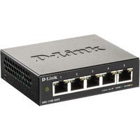 D-Link DGS-1100-05V2 switch di rete Gestito L2 Gigabit Ethernet (10/100/1000) Nero Gestito, L2, Gigabit Ethernet (10/100/1000)
