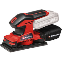 EINHELL Levigatrice orbitale a batteria Power X-Change TC-OS 18/187 Li-Solo, 18Volt rosso/Nero