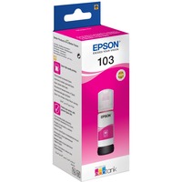 Epson 103 EcoTank Magenta ink bottle (WE) Magenta, Epson, Epson L5190 / L3156 / L3151 / L3150 / EcoTank L3110, 65 ml, Ad inchiostro, Indonesia