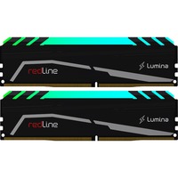 Mushkin Redline Lumina memoria 16 GB 2 x 8 GB DDR4 3600 MHz Nero, 16 GB, 2 x 8 GB, DDR4, 3600 MHz, 288-pin DIMM