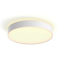 Philips Hue Plafoniera Devere grande, Luce LED bianco, Philips Hue White ambiance Plafoniera Devere grande, Lampada a soffitto intelligente, Bluetooth/Zigbee, Bianco, LED, Metallo, Lampadina/e non sostituibile/i