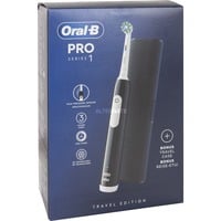 Procter & Gamble Pro 1 Cross Action Adulto Spazzolino rotante-oscillante Nero, Spazzolino da denti elettrico Nero, Adulto, Spazzolino rotante-oscillante, Cura quotidiana, Sensibile, Sbiancante, Nero, 4 x 30 sec, Black Onyx